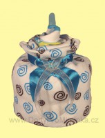 Plenkový minidort měšec modrý